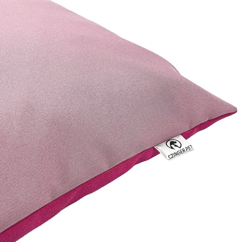 Double-sided design pillow - dog bed - light/pink