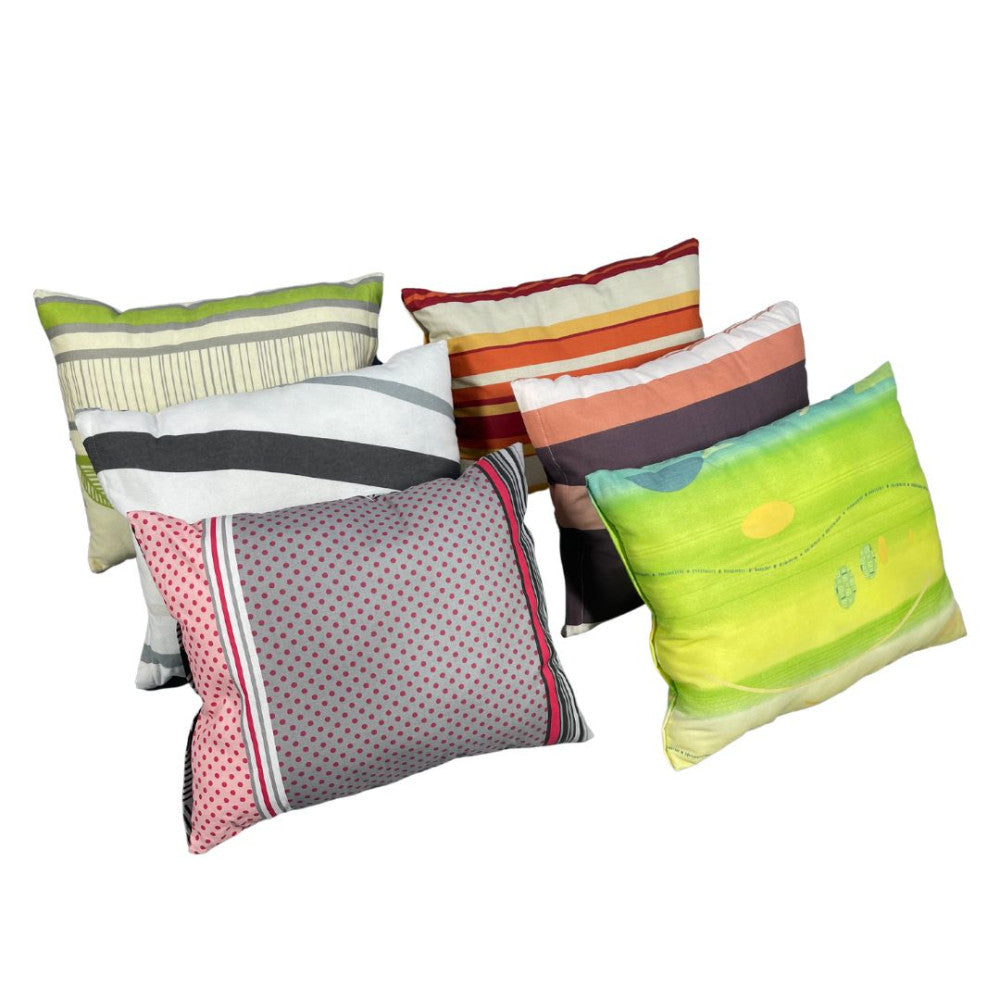 Formbares kleines Kissen – 100 % Baumwolle – mit variablem weißem Stoff – 1 Stk.