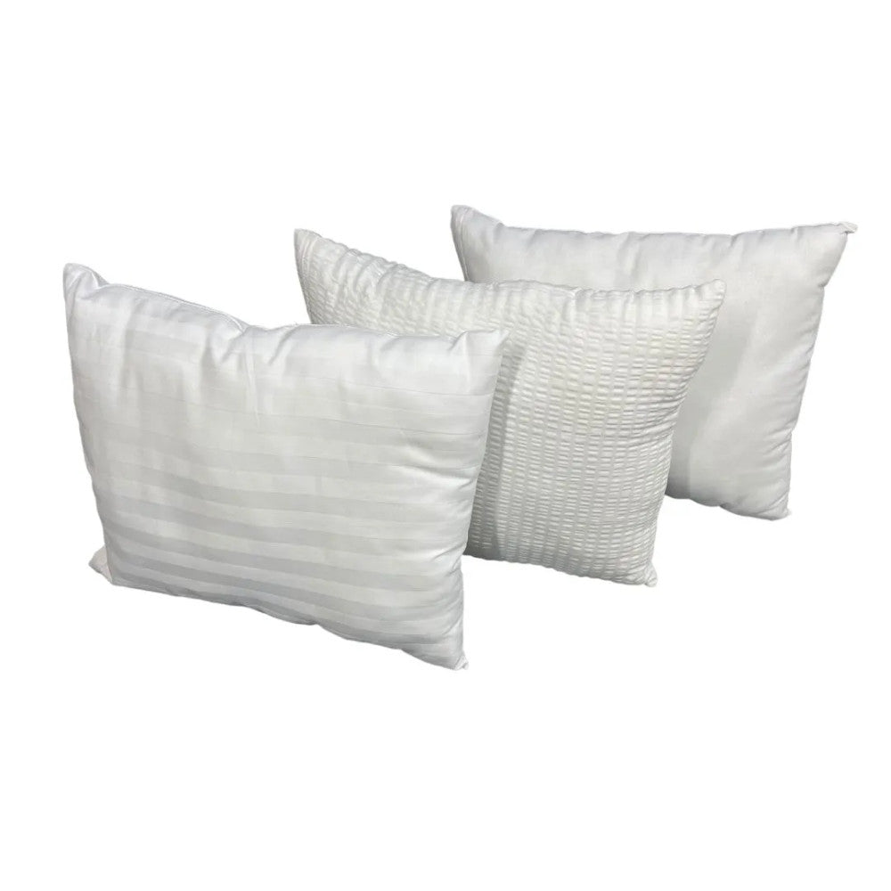 Shapeable small pillow - 100% cotton - with variable white material - 1 pc.