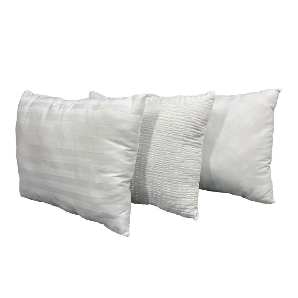 Shapeable small pillow - 100% cotton - with variable white material - 1 pc.
