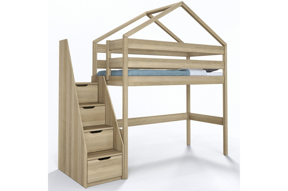 Etagenbett aus Buche Juniorhaus