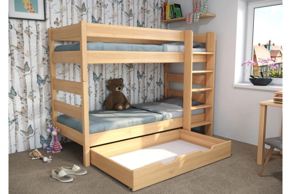 Junior 1-Etagenbett aus Buche