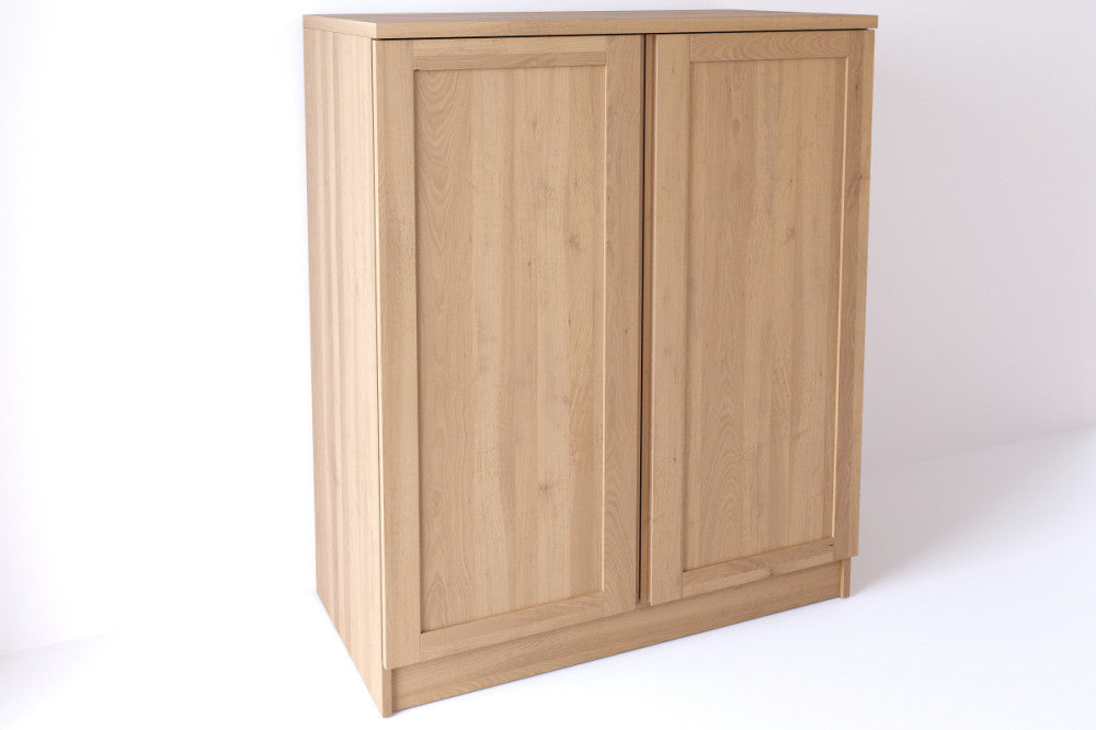 LEA beech chest of drawers with doors