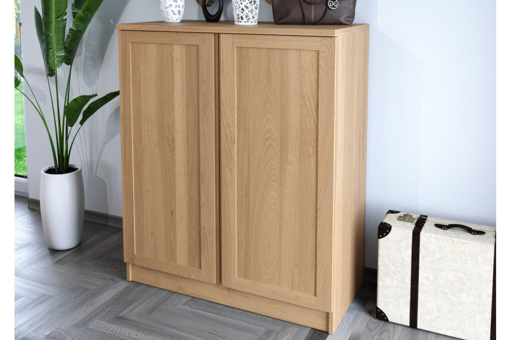LEA beech chest of drawers with doors