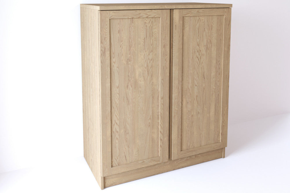 LEA beech chest of drawers with doors