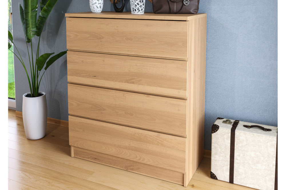 Lea beech chest of drawers
