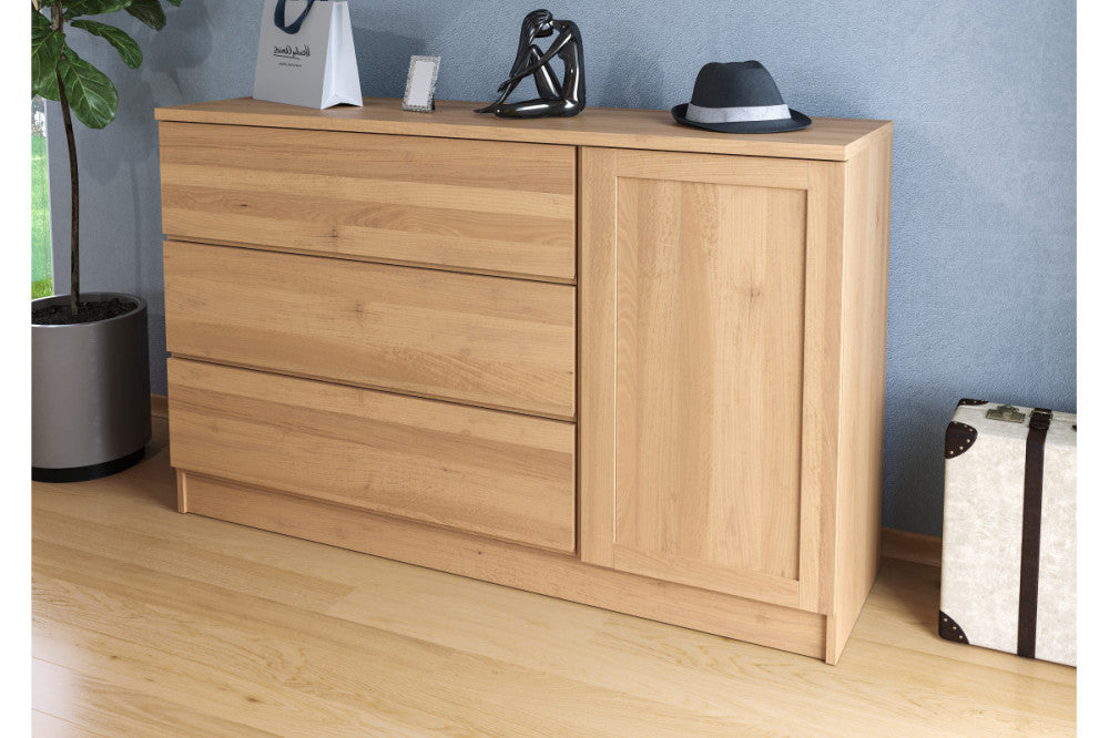 Lucia beech chest of drawers