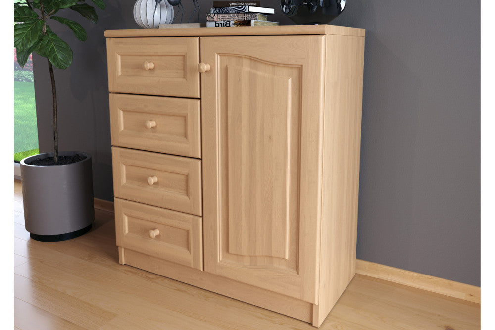 Vanesa beech chest of drawers