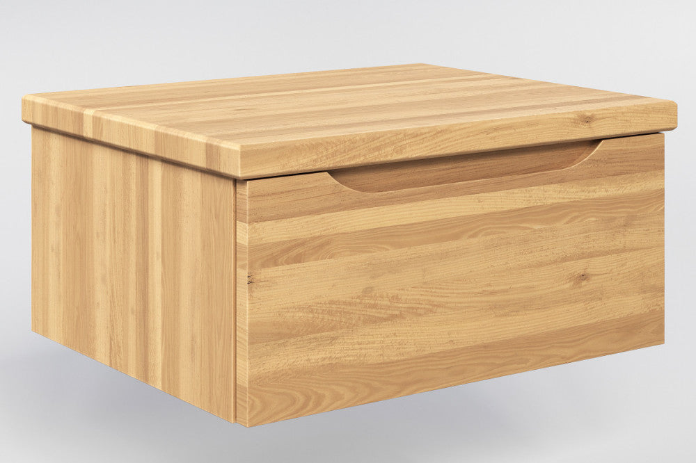 Beech bedside table Pegasus pendant