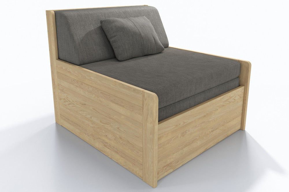 Sára folding beech armchair