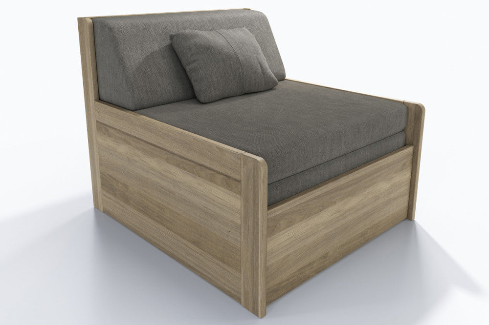 Sára folding beech armchair