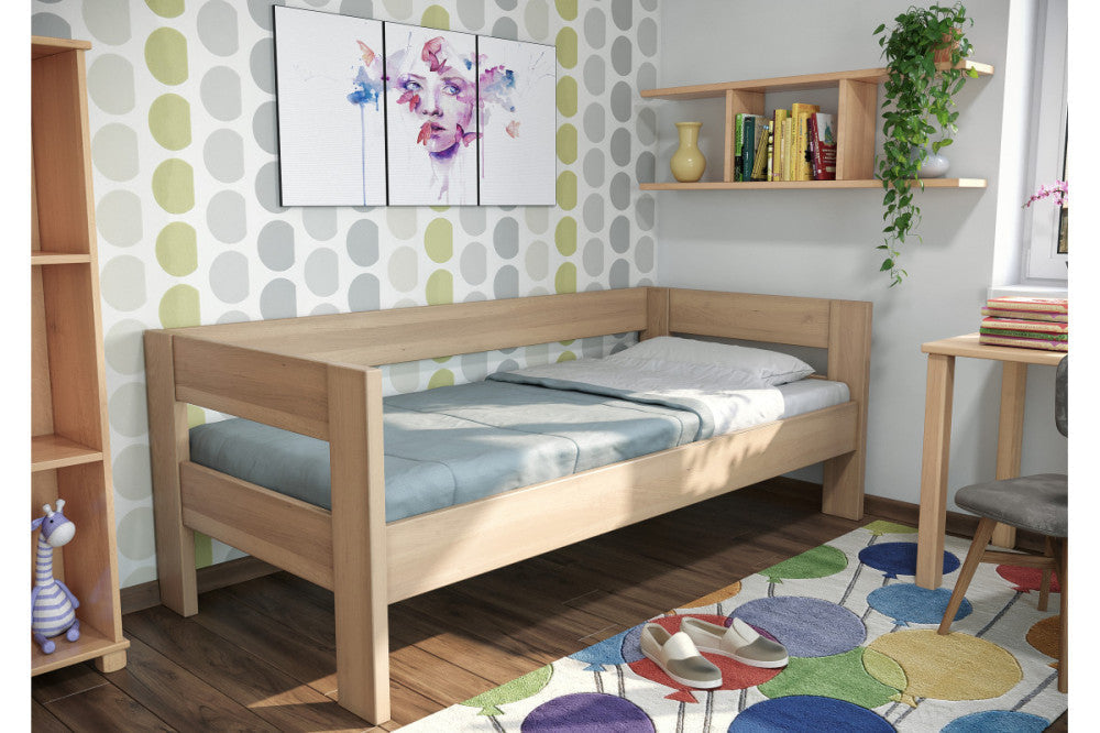 Ela Buchenbett mit Sideboard