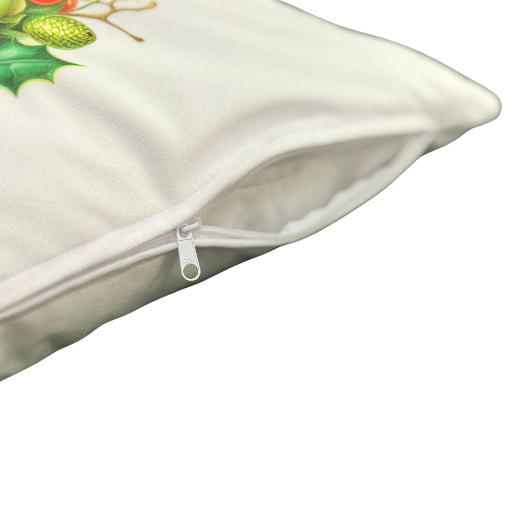 Plüssös diótörő díszpárna - 45x45 cm