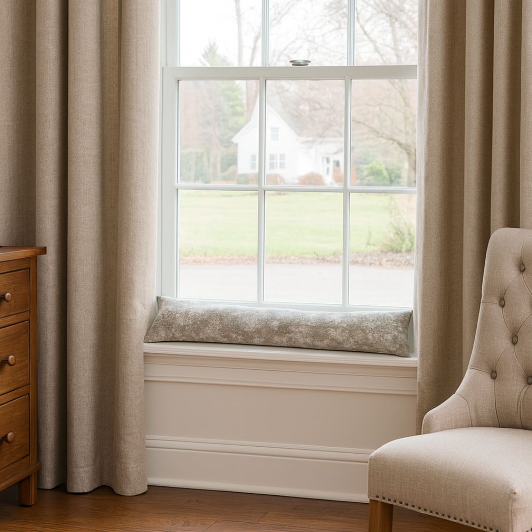 Dekor ezüstös huzatfogó