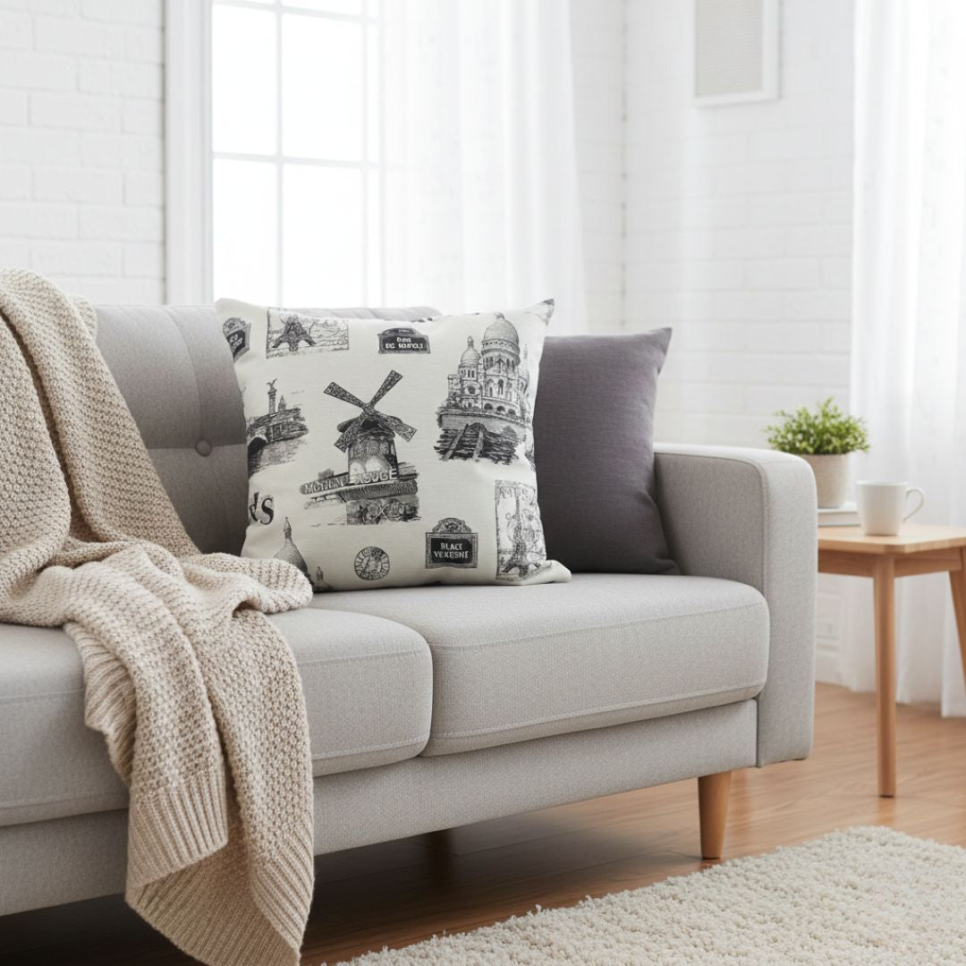 Díszpárna (betéttel) 60x60 cm - PÁRIZS