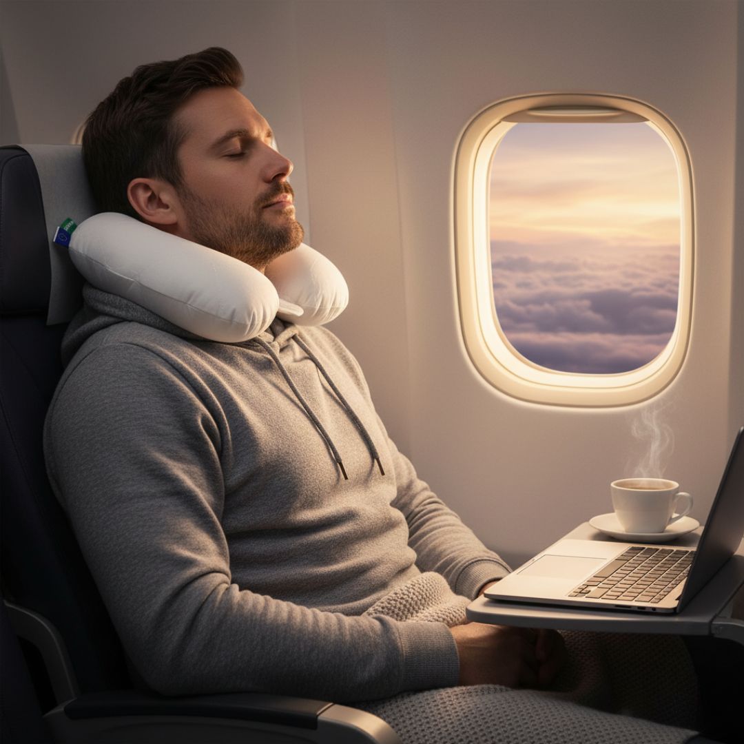 Family Extra - neck pillow - washable at 95 degrees C