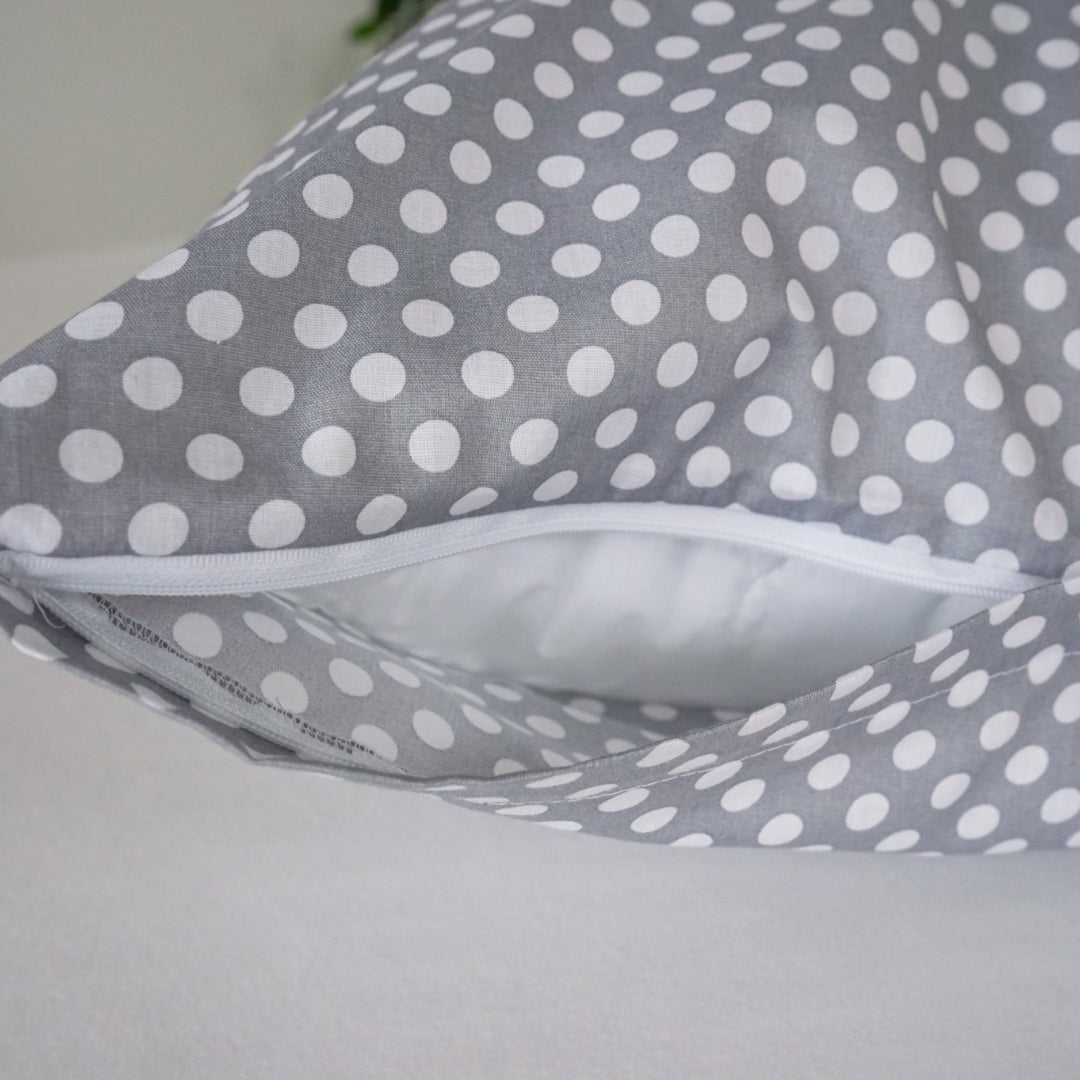 Soft Dots cotton bedding set – clean polka dot elegance