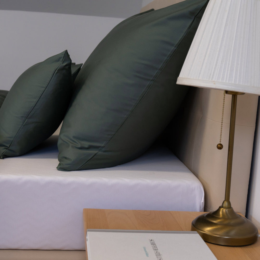 Forest satin duvet cover – deep tranquility with naturalness