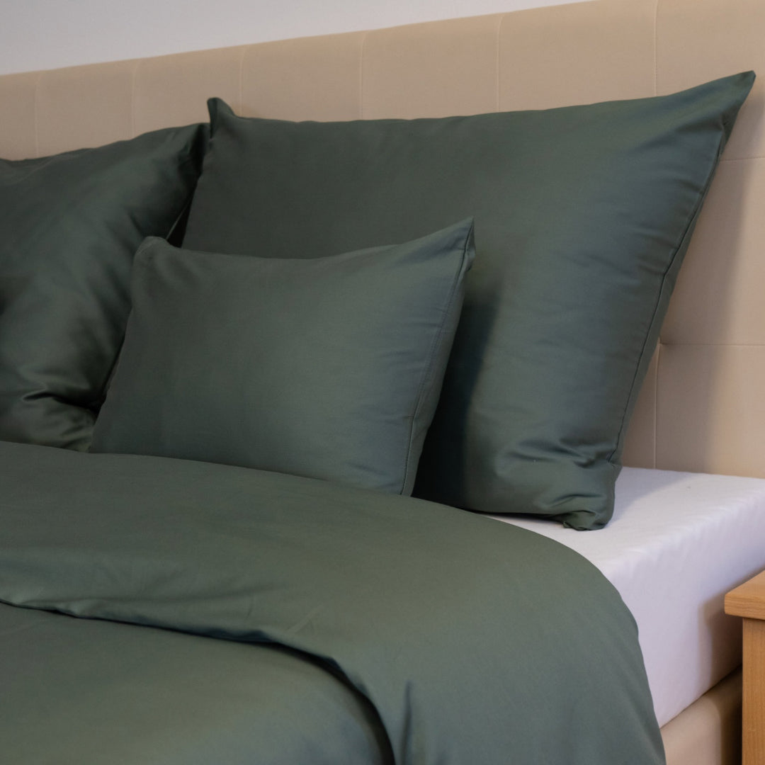 Forest satin duvet cover – deep tranquility with naturalness