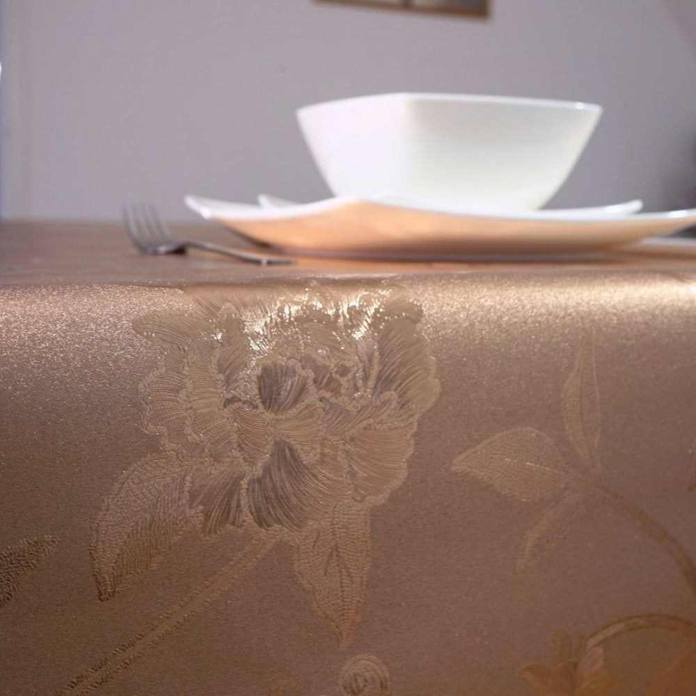 Gold-Viaszosvászon asztalterítő - Prémium minőség! - Rose Gold színű