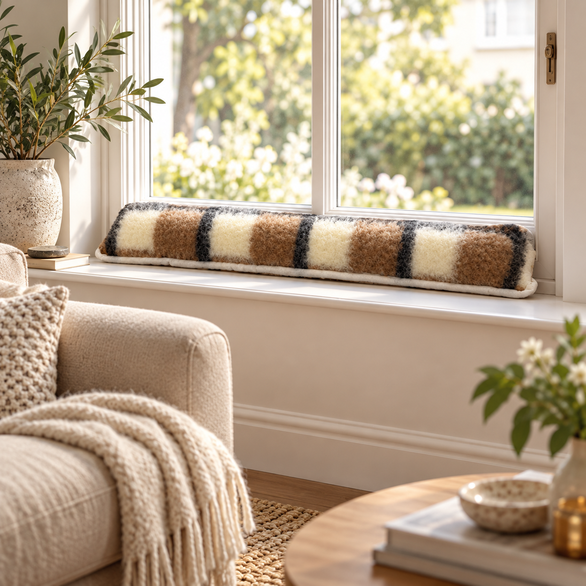 Wool draught excluder pattern - 520 gr/m2