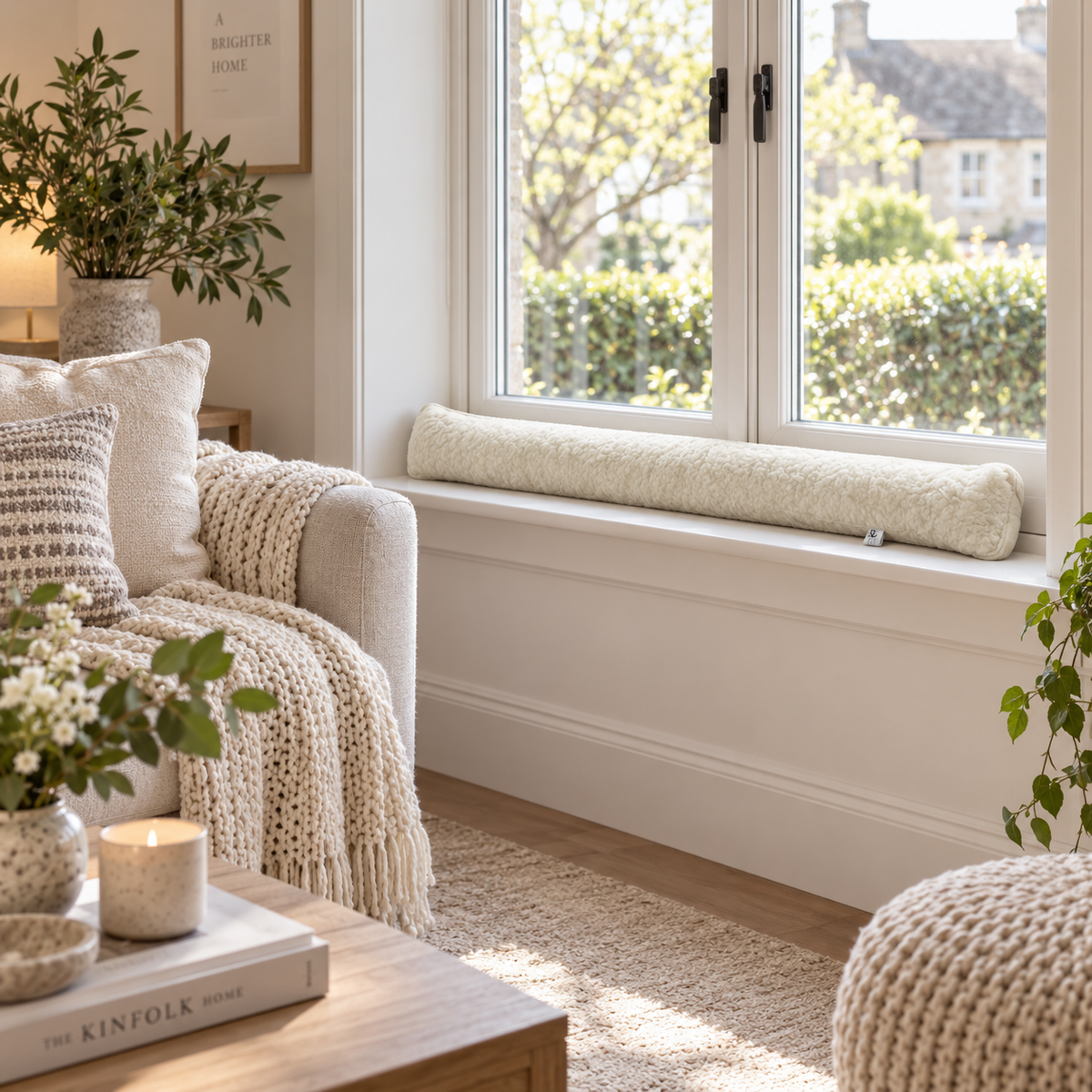 Wool draught excluder pattern - 520 gr/m2
